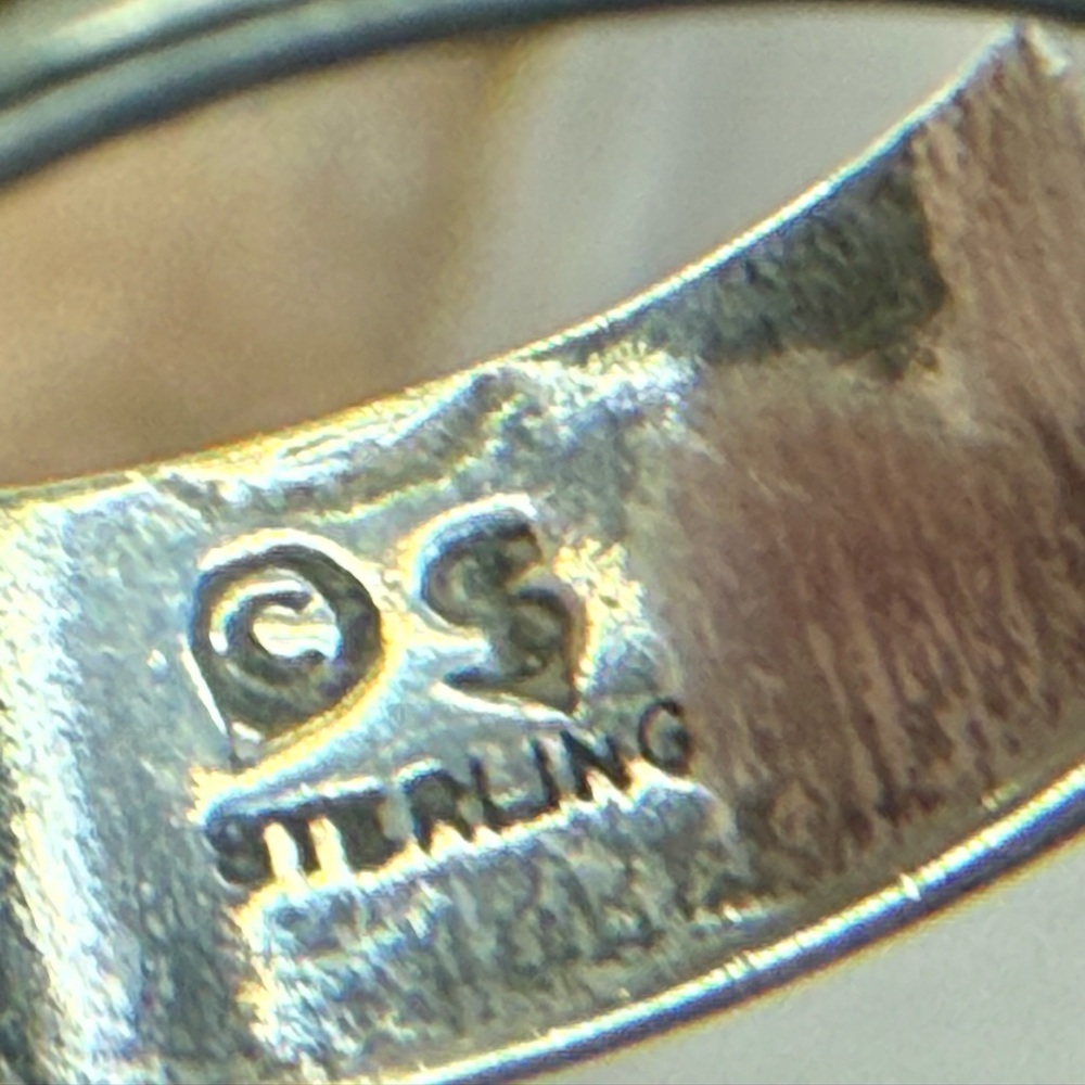 Vintage Shube’s Dakota West Sterling Silver Band Ring Size 7 Southwest Kokopelli - Picture 14 of 17